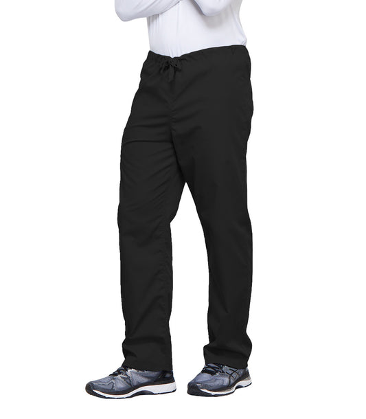 Pantalones médicos cargo con cordón ajustable unisex Cherokee Workwear Originals en negro