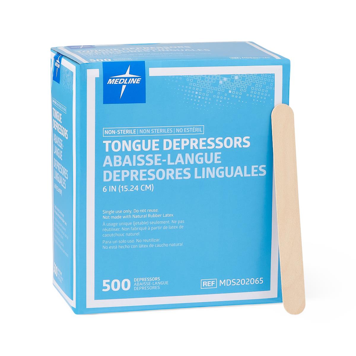 Depresores de lengua no estériles