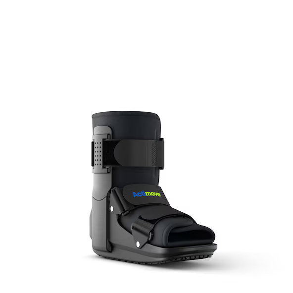 Actimove Standard Cam Ankle Boot Walker Low Height in Black
