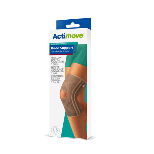Rodillera Actimove Open Patella, 4 varillas