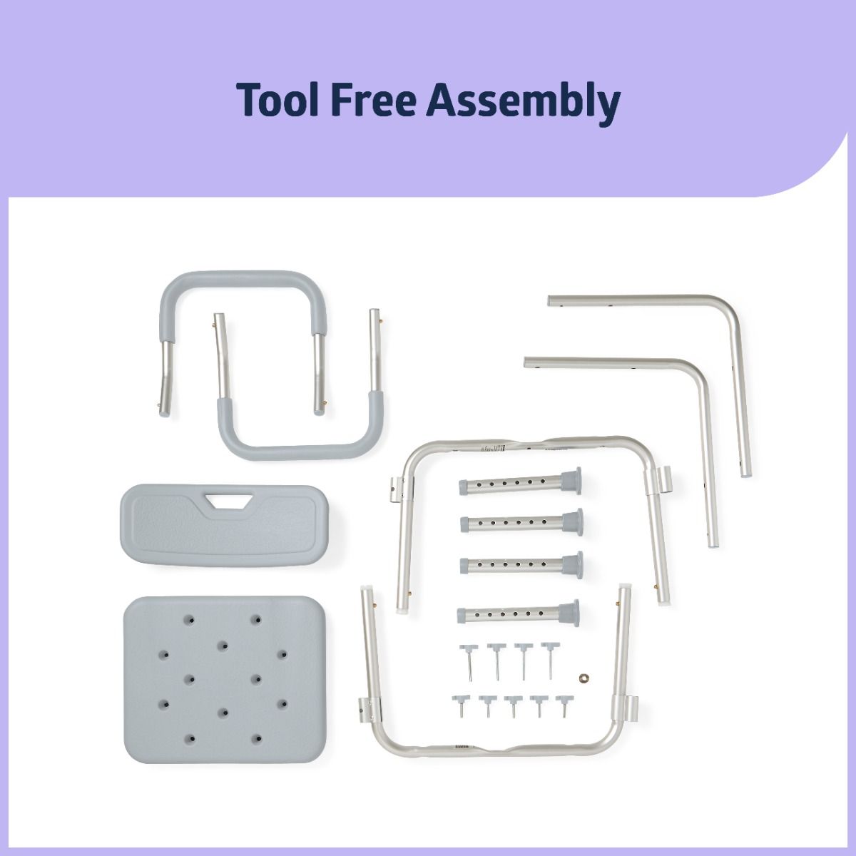 Medline Shower Chair with Arms and Back