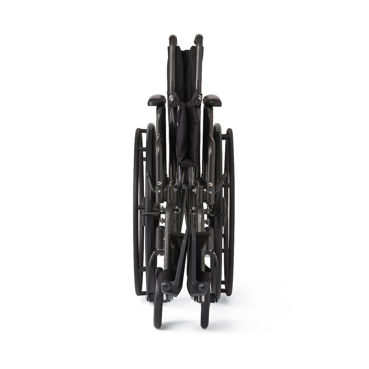 Silla de ruedas Medline de 18" con reposapiés