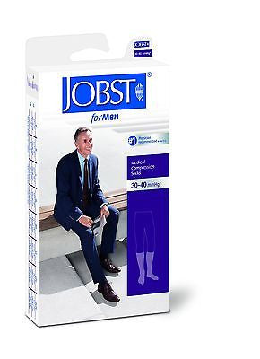 Jobst For Men Compression Socks Knee High CT 30-40 mmHg Extra Firm Compression - Scrubsnmed