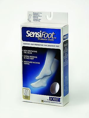 Jobst Sensifoot Diabetic Socks 8-15 mmHg Knee High Mild Compression - Scrubsnmed