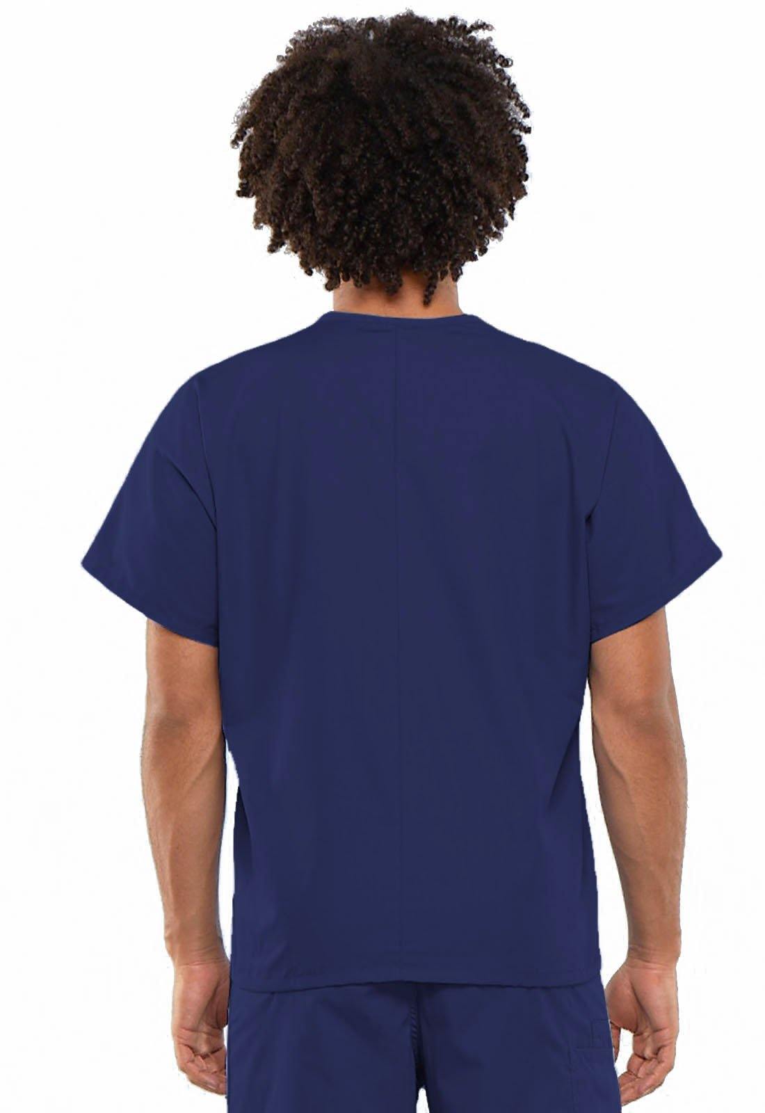 Cherokee WorkWear Originals Unisex V-Neck Tunic in Navy - Scrubsnmed