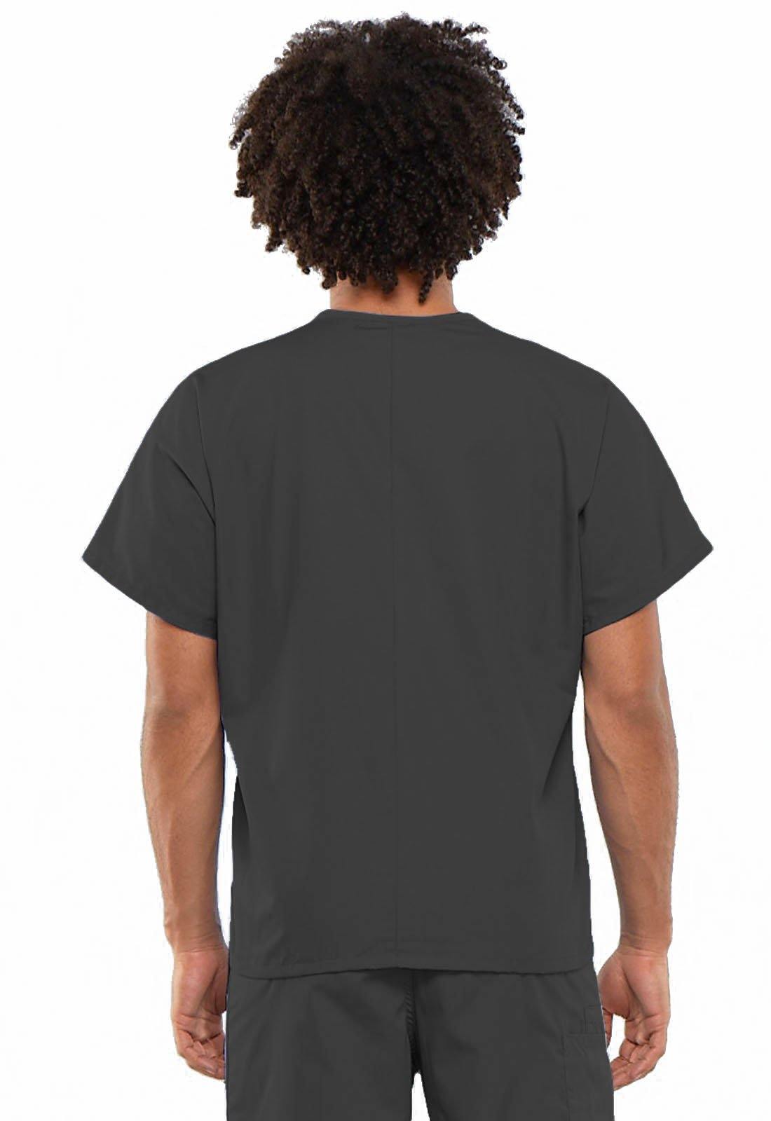 Cherokee WorkWear Originals Unisex V-Neck Tunic in Pewter - Scrubsnmed