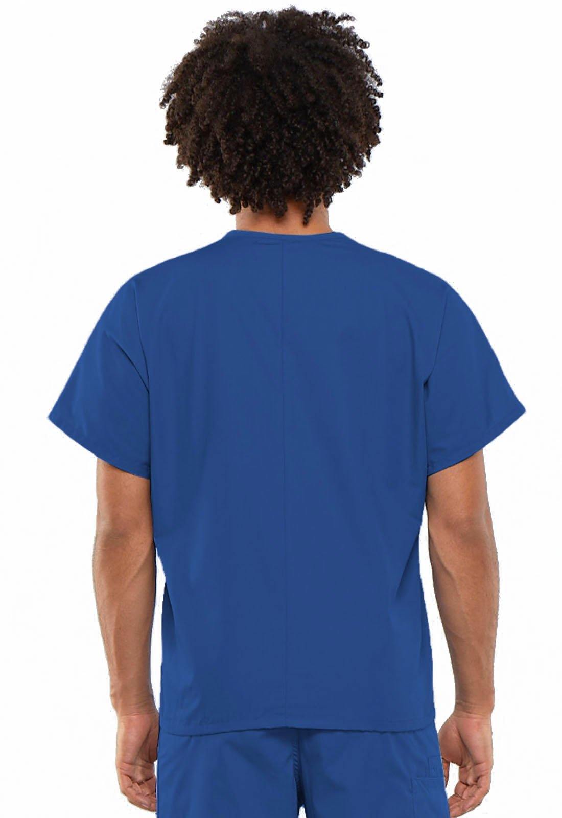 Cherokee WorkWear Originals Unisex V-Neck Tunic in Royal - Scrubsnmed