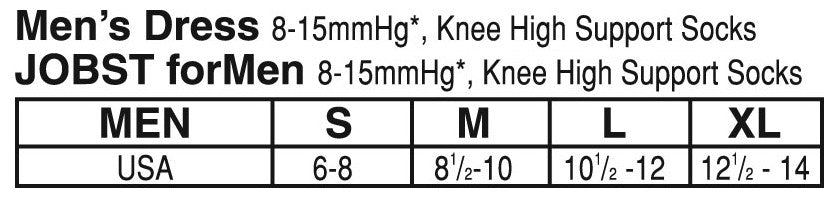 Jobst Men's Compression Dress Socks 8-15 mmHg - Scrubsnmed