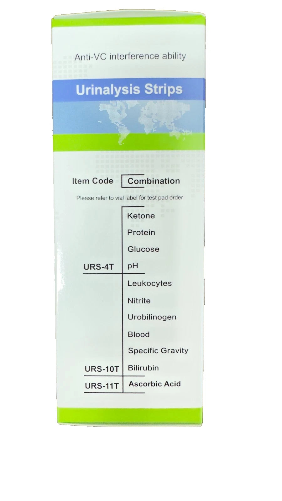 10 Parameter Urinalysis Test Strips
