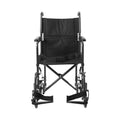 Transport Chair 19" Seat Width Full Length Arms with Swing-Away Footrest