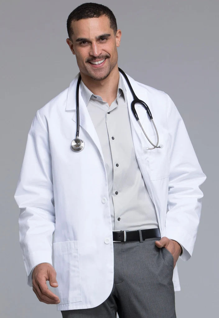 Cherokee 1389AB Whites 31" Men's Consultation Lab Coat - 5XL