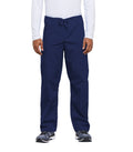Cherokee Workwear Originals Unisex Drawstring Cargo Scrub Pants in Navy