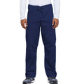 Cherokee Workwear Originals Unisex Drawstring Cargo Scrub Pants in Navy