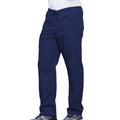 Cherokee Workwear Originals Unisex Drawstring Cargo Scrub Pants in Navy