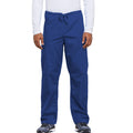Cherokee Workwear Originals Unisex Drawstring Cargo Scrub Pants in Royal