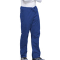 Cherokee Workwear Originals Unisex Drawstring Cargo Scrub Pants in Royal