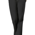 Cherokee Natural Rise Flare Leg Drawstring Womens Scrub Pants in Black