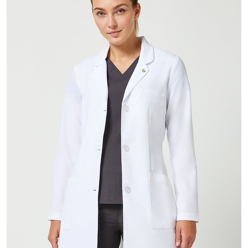 Healing Hands Fiona Lab Coat in WHITE Women's