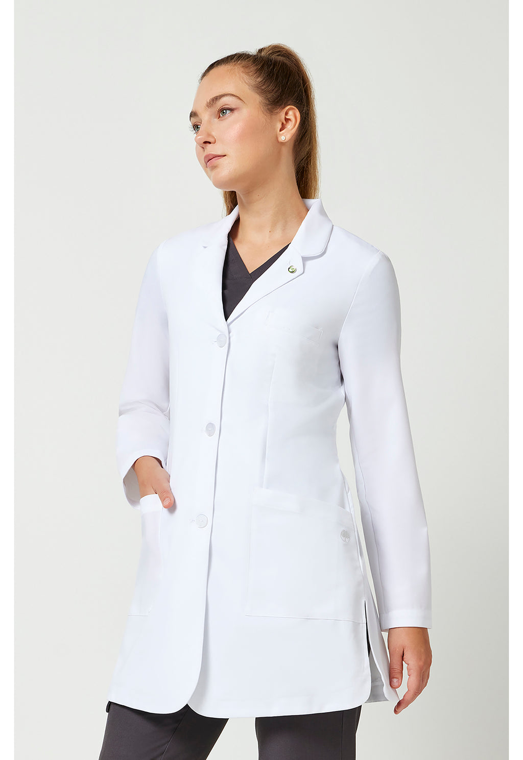 Healing Hands Fiona Lab Coat in WHITE Women's