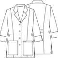 CHEROKEE Women's 1470AB Professional Lab Coat