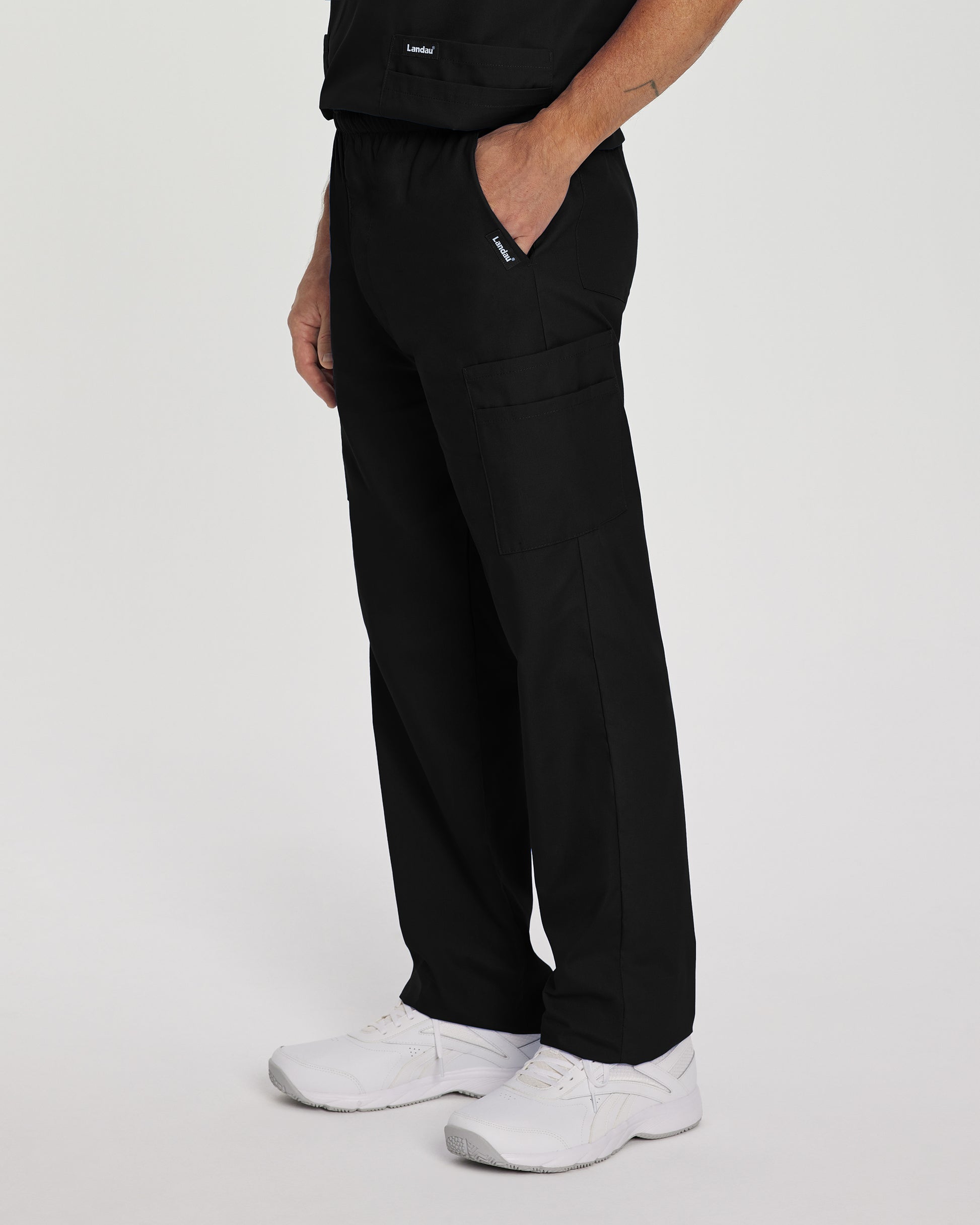 Landau Men's Cargo Scrub Pants - 8555