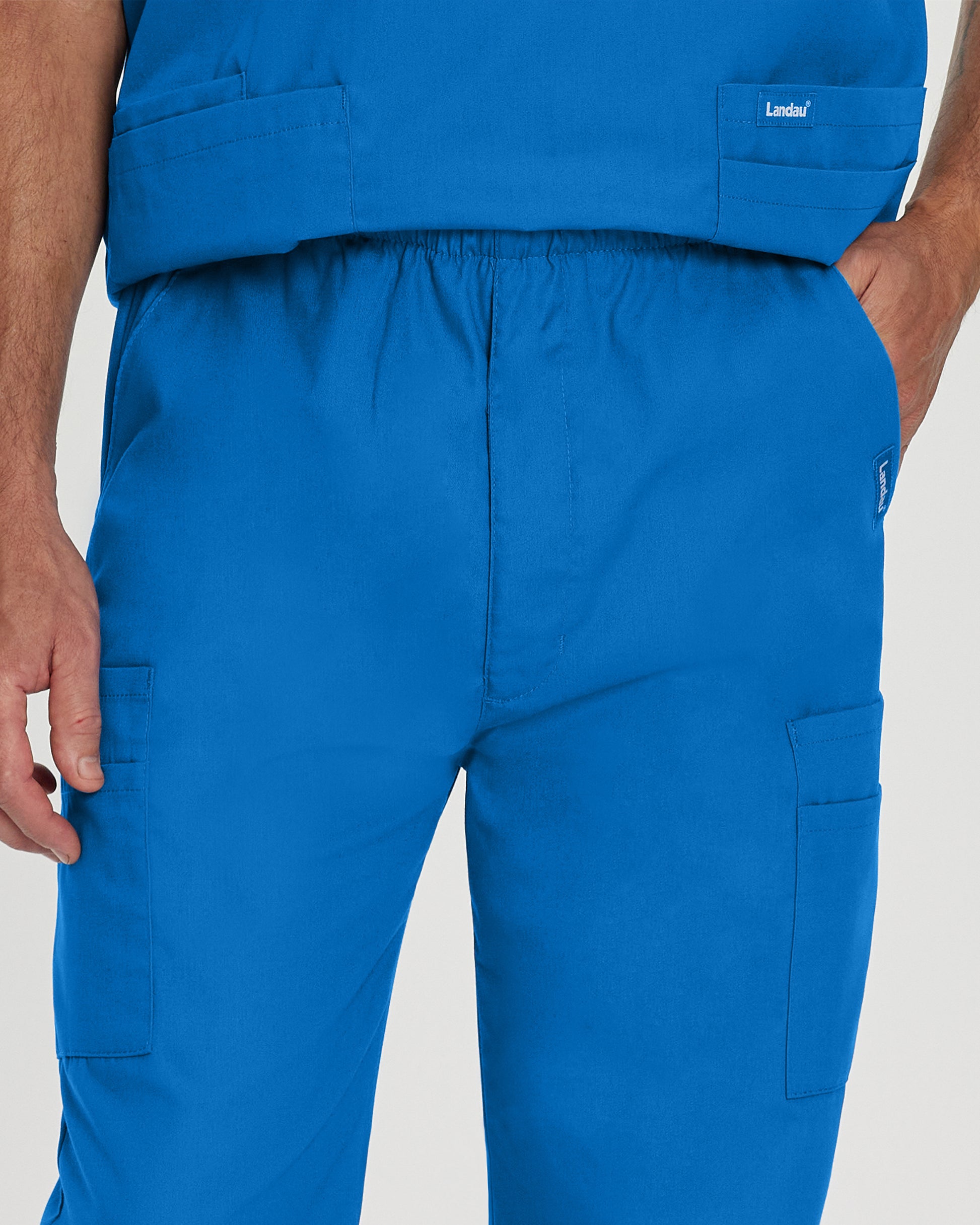 Landau Men's Cargo Scrub Pants - 8555