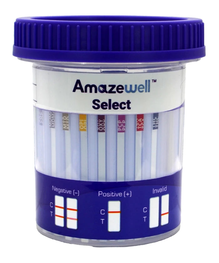 12-Panel Urine Drug Test Cup with 3 Adulteration Testing — ASUD-6125A3
