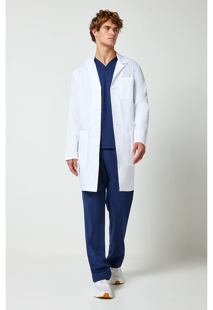 Cherokee 38" Men's Lab Coat in White