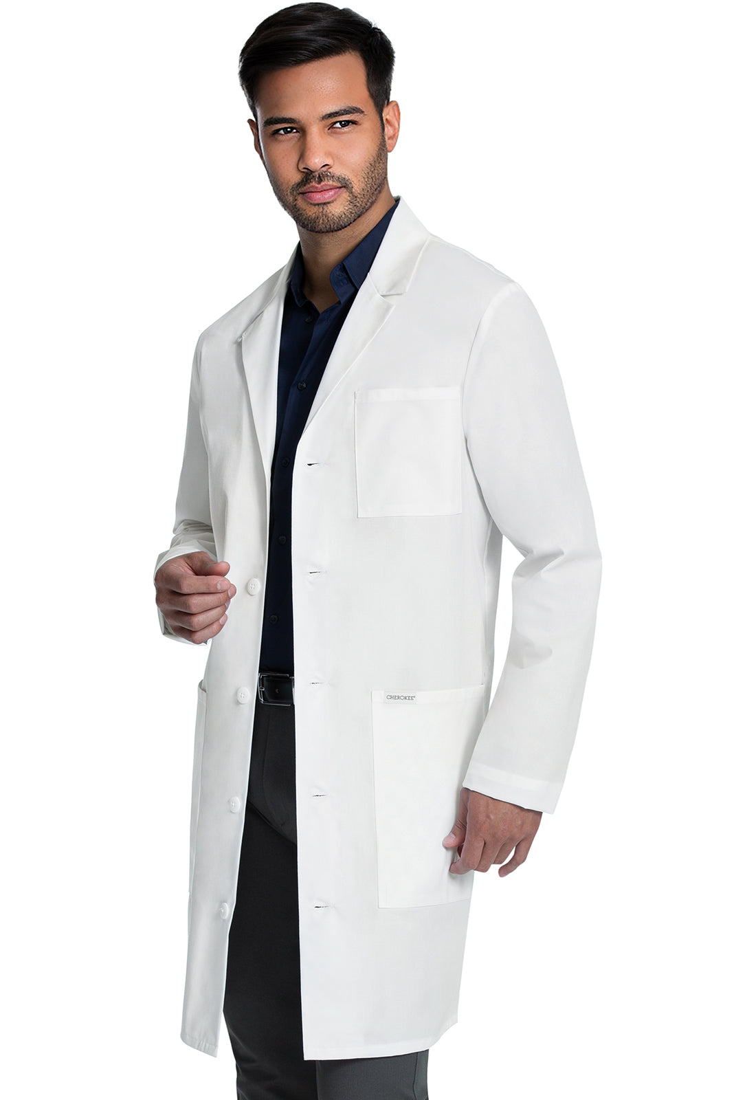 Bata de laboratorio para hombre