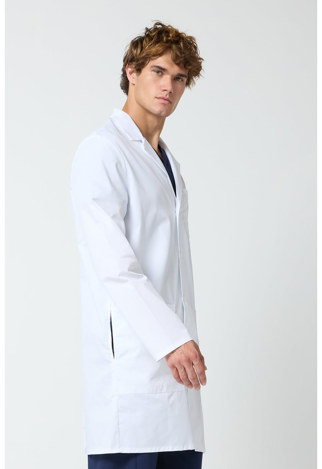 Bata Cherokee de 96 cm para hombre en color blanco