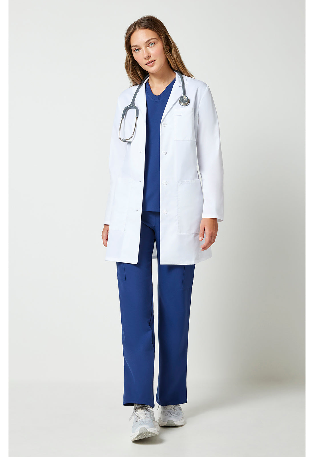 Cherokee 33" Womens Lab Coat in White