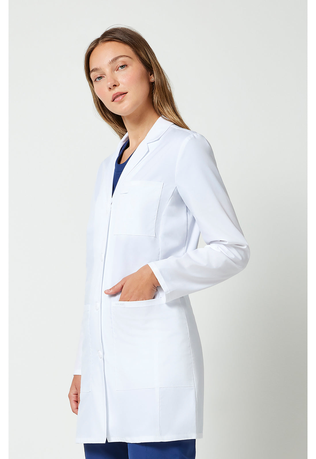 Cherokee 33" Womens Lab Coat in White