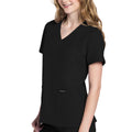Cherokee Women's WorkWear Originals Ultra V-Neck Scrub Top in Black