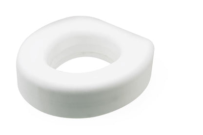 Elevador de asiento de inodoro Medline de 5", sin bloqueo, sin brazos, capacidad de peso de 250 lb