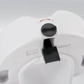 Medline 5" Raised Locking Toilet Seat, Microban Treated, No Arms, 350 lb. Weight Capacity, White