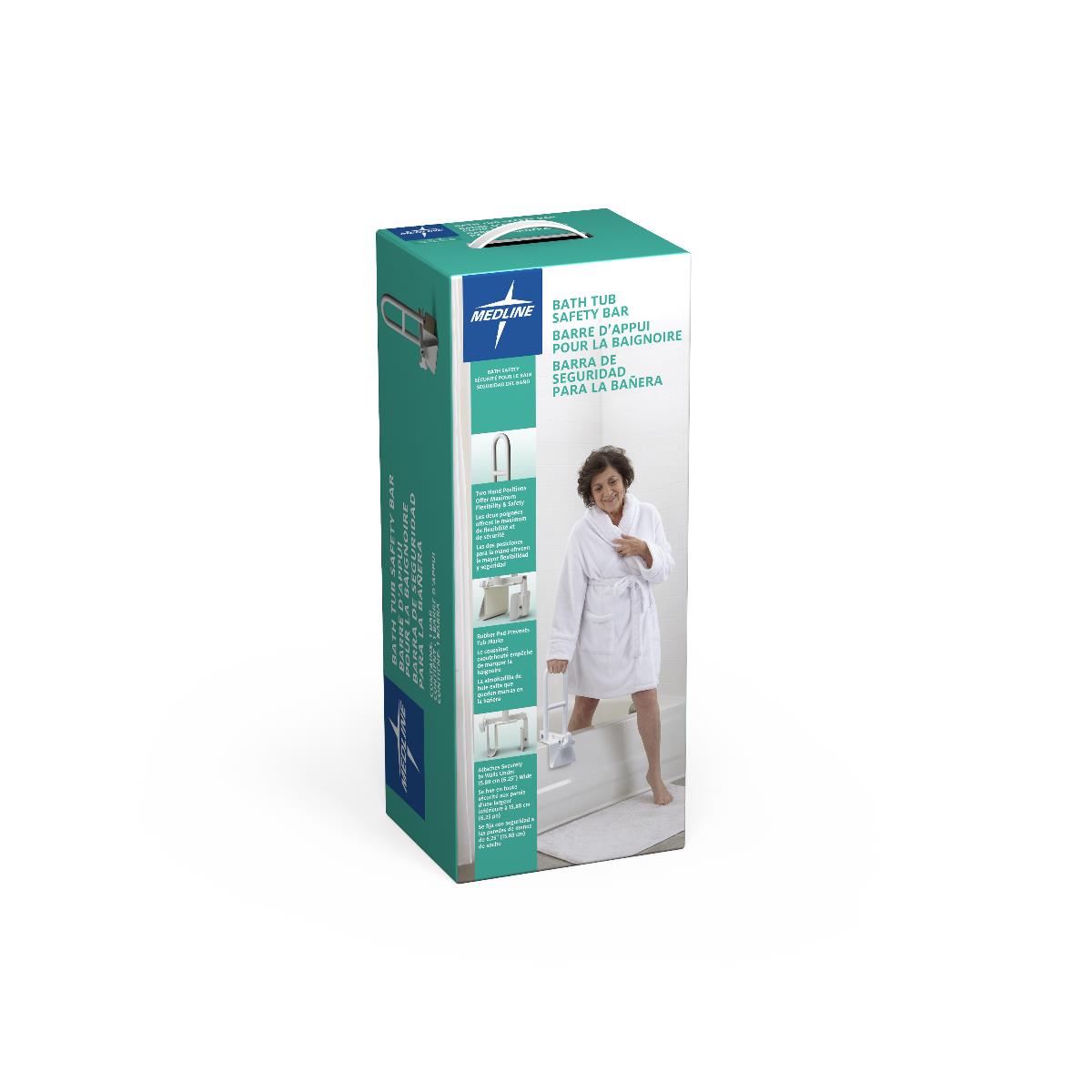 Barra de apoyo para bañera Medline