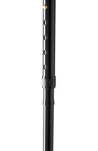Medline Aluminum Folding T-Handle Cane in Black