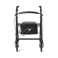 Medline Basic Steel Rollator in Black with 8" Wheels
