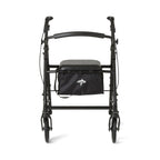 Medline Basic Steel Rollator in Black with 8" Wheels