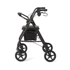 Medline Basic Steel Rollator in Black with 8" Wheels