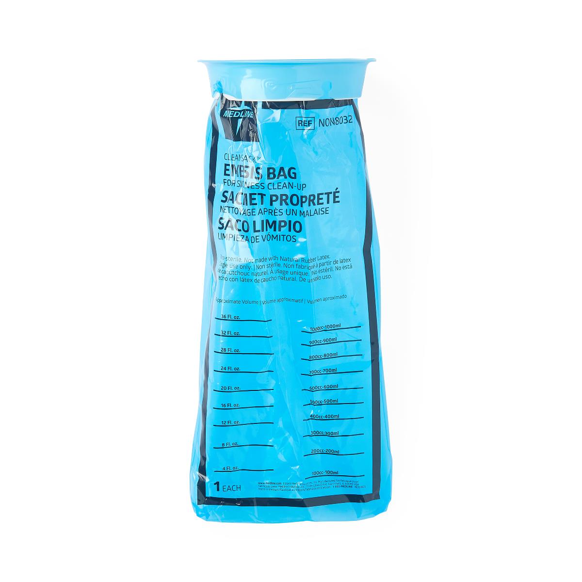 Medline Emesis Bags with Plastic Rings