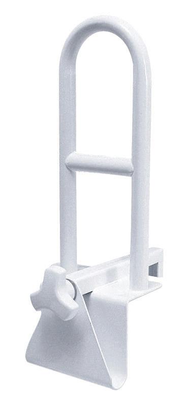 Medline Steel Bathtub Grab Bar Locks to Side of Tub