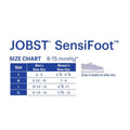 Calcetines para diabéticos Jobst Sensifoot de 8-15 mmHg, longitud media, compresión suave