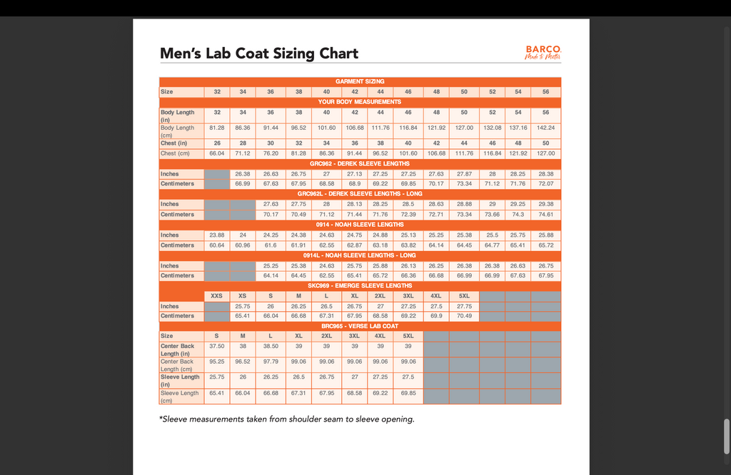 Grey's Anatomy Noah Lab Coat For Men White - Size 54