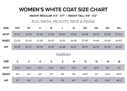 Healing Hands Fiona Lab Coat in WHITE Women's