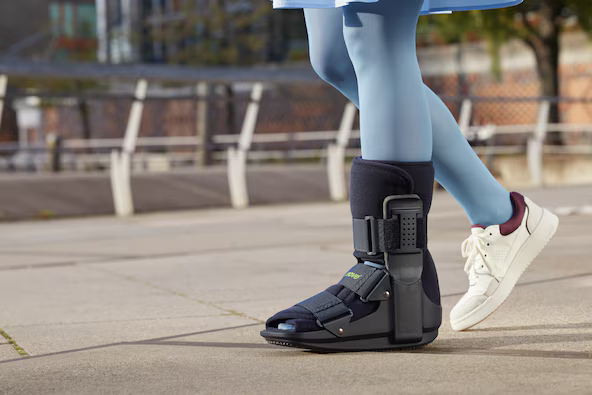 Bota para caminar Ankle Walker: longitud corta o larga