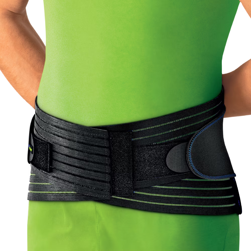 Actimove Back Support 4 Stays Adjustable Double Layer Compression