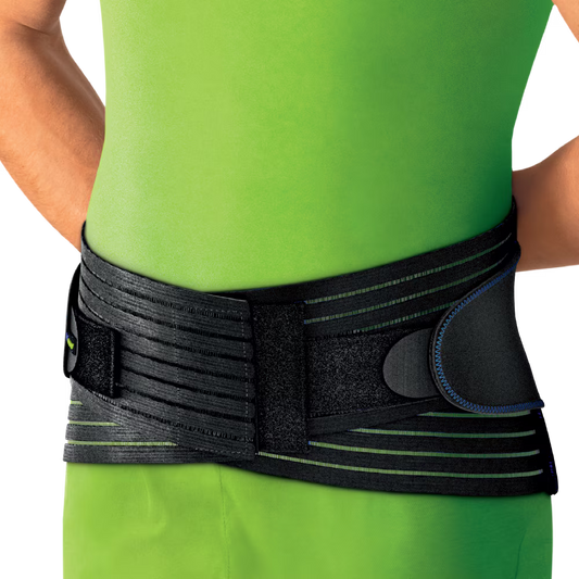 Actimove Back Support 4 Stays Adjustable Double Layer Compression