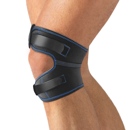 Actimove Dual Knee Strap Adjustable Black