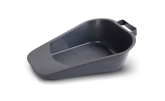 Medline Tapered Fracture Bedpan Gray 26oz 1Ct